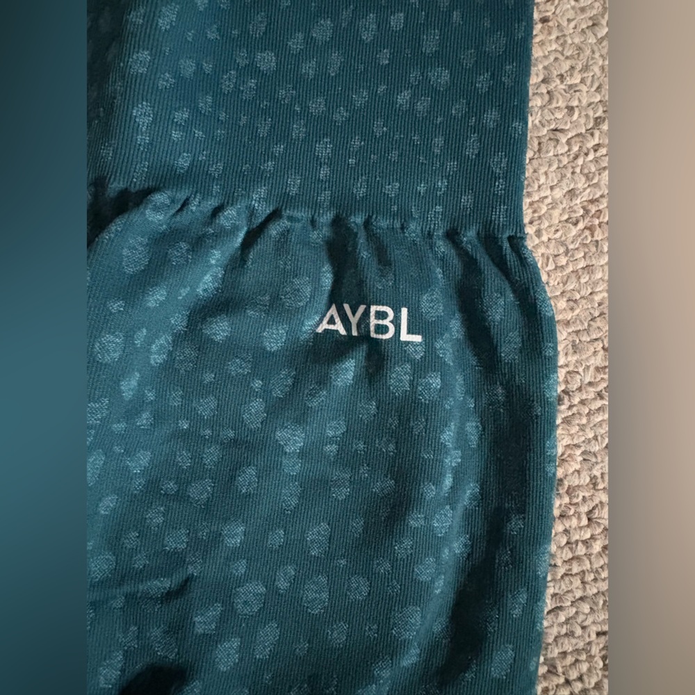 AYBL Deep Teal Patterned Leggings